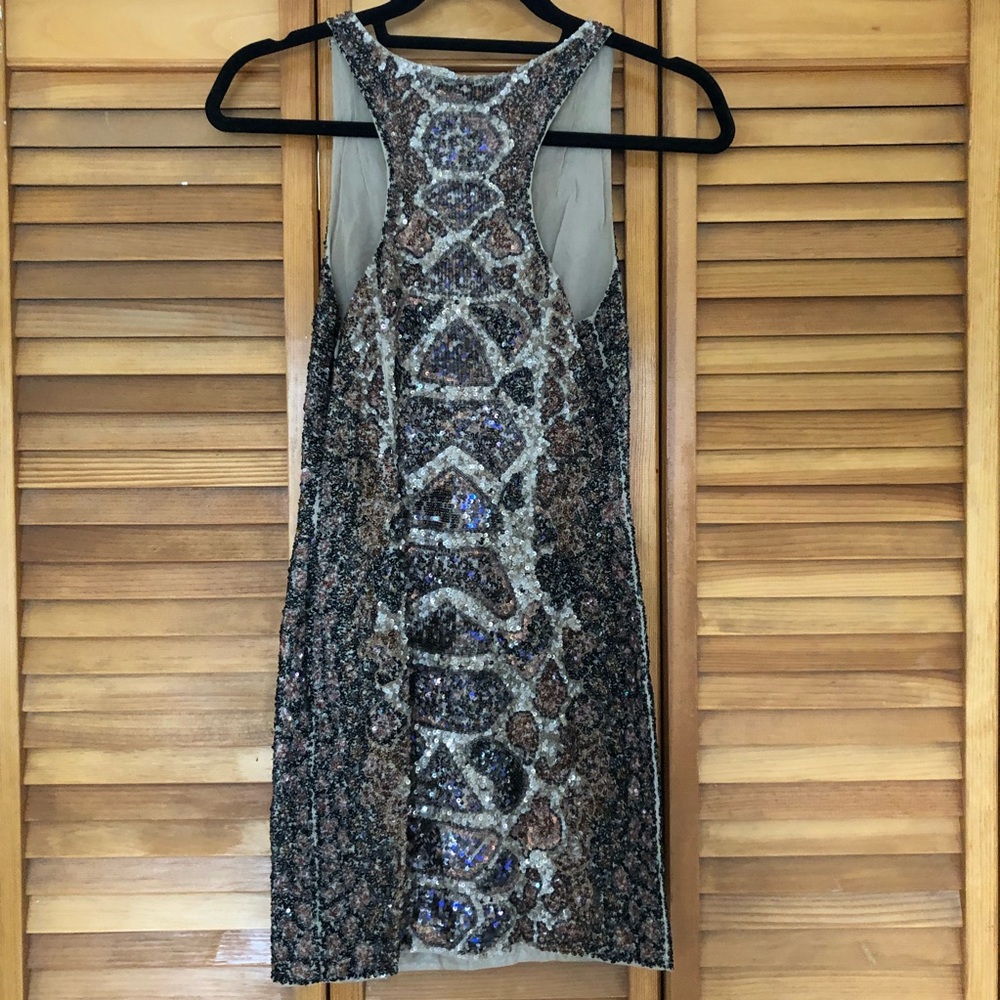 All Saints Beaded Python Dress - image 3